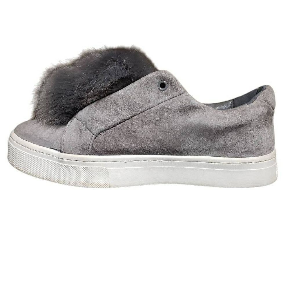 Sam Edelman Women's Leya Fashion Platform Sneaker Gray 8.5 Slip‎ On Casual Girly